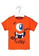 Losan Jungen T-Shirt Kurzarm Orange Kinder Sommer Größe 122