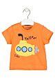 Losan Kinder T-Shirt Kurzarm Orange U-Boot Jungen Baby Sommer Größe 74, 80