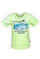 Salt and Pepper Jungen T-Shirt Kinder Shirt Kurzarm Motiv-Polizei Neon-Gelb 