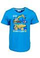 Salt and Pepper Jungen T-Shirt Kinder Baumaschine Bagger Blau 