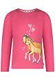 Salt and Pepper Mädchen T-Shirt Langarm Shirt Pferd Pink Kinder 