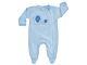 Jacky Nicky Einteiler Babyanzug Schlafanzug Strampelanzug Blau Elefant 