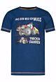 Salt and Pepper Jungen T-Shirt Kinder Traktor Trecker Blau 