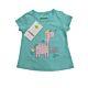 Losan T-Shirt Kurzarm Sommer Baby Kinder Grün Einhorn