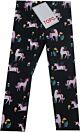 Topo Leggings Thermoleggings Hose Blau Einhorn Kinder Mädchen Winter