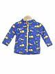 Outburst Jacke Softshelljacke Blau Baufahrzeuge Bagger Jungen Kinder Baby