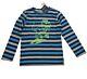 BLUE SEVEN Jungen Shirt Langarm Blau Dino Ringel Kinder 