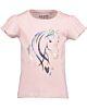 BLUE SEVEN Mädchen T-Shirt Sommer Kurzarm Rosa Pferd Kinder 