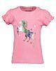 BLUE SEVEN Mädchen T-Shirt Sommer Kurzarm Pink Pferd Kinder 