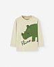 Losan Shirt Langarmshirt Beige Rhino Nashorn Jungen Kinder Baby