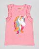 Losan Mädchen T-Shirt Träger-Shirt Pink Einhorn Pailletten Kinder Sommer