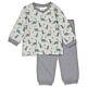 Feetje Kinder Schlafanzug Pyjama Nachtwäsche Zweiteiler Dino Grau Baby Jungen 