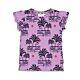 Jubel T-Shirt Kurzarm Sommer Kinder Mädchen Violet Palmen Flamingo Beach