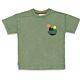 Sturdy Shirt Kurzarm T-Shirt Jungen Kinder Sommer Grün Khaki Palme Sonne Kinder