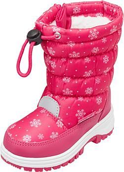 Playshoes Kinder Stiefel Winterstiefel Winter-Boots Mädchen Schneeflocke Pink Größe