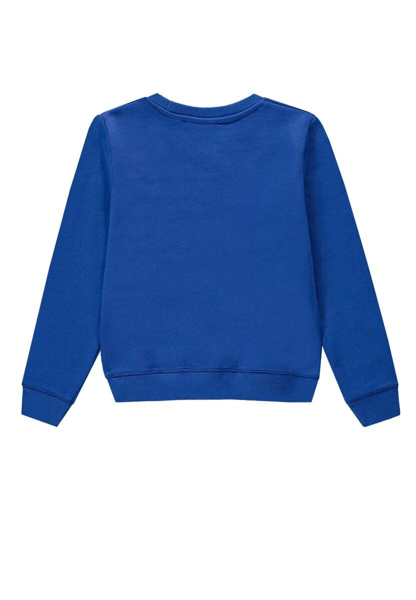ESPRIT Mädchen Pullover Sweatshirt Sweater Pulli Kinder Blau Hund Größe 92-128/134