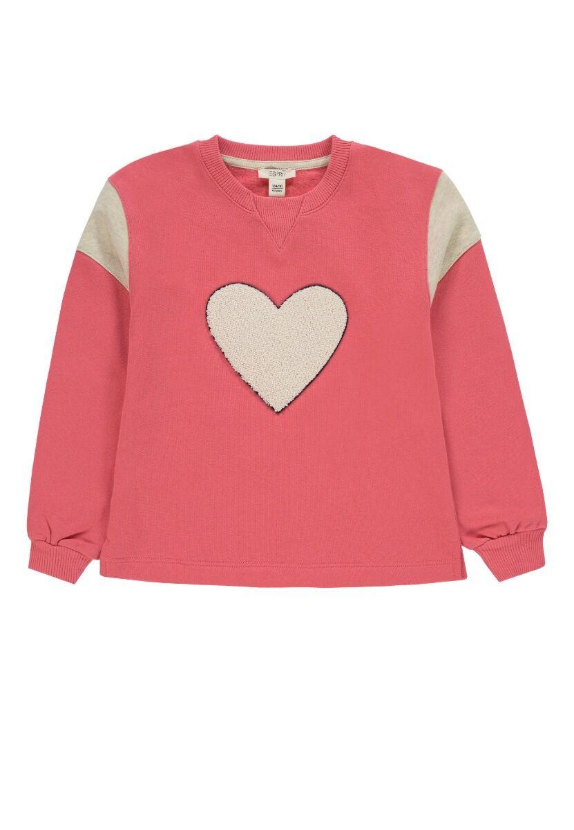 ESPRIT Mädchen Pullover Sweatshirt Rosa Sweater Pulli Kinder Größe  92-128/134