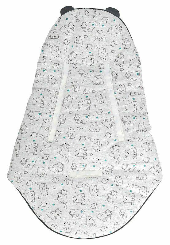 Einschlagdecke Wattiert Elia Unisex Eisbär Baby Decke Sterntaler