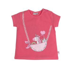 Salt and Pepper Mädchen T-Shirt rosa Einhorn Gr.74-92
