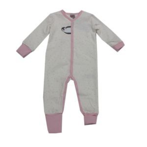 Kanz Baby Schlafanzug Nachtwäsche Einteiler Overall Mädchen Rosa Variobündchen Pinguin Größe 62-92