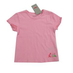Kanz Baby T-Shirt Kurzarm Rosa Blumen Sommer Mädchen Größe 68-80