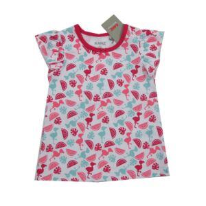 Kanz Baby T-Shirt Kurzarm Flamingo Pink Sommer Mädchen 