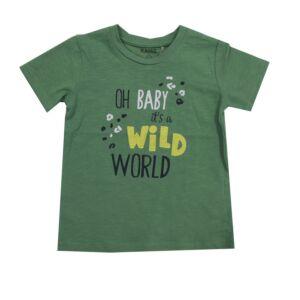 Kanz Jungen T-Shirt Baby Grün Sommer Kurzarm 