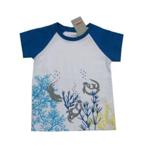 Kanz Jungen T-Shirt Baby Mehrfarbig Otter Sommer Kurzarm Kinder 