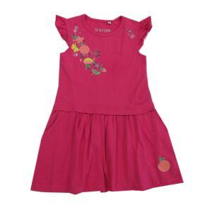 Topo Mädchen Kleid Shirtkleid Kurzarm Pink Früchte Sommer 