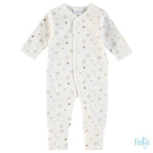 Feetje Baby Schlafanzug Einteiler Natur Overall Basic
