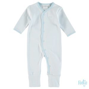 Feetje Schlafanzug Einteiler Overall Baby Jungen Variofuß Blau Basic