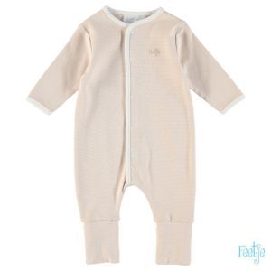 Feetje Baby Schlafanzug Einteiler Overall Beige Jungen Mädchen Größe 50-56 Basic
