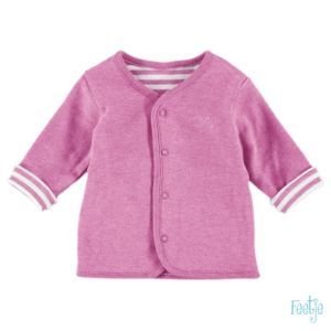 Feetje Jacke Babyjäckchen Wendejäckchen Pink Mädchen Erstlings-Jacke Frühchen-Kleidung Basic