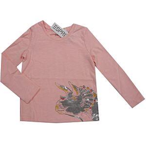 ESPRIT Mädchen T-Shirt Shirt Langarm Rosa Größe 92-128/134