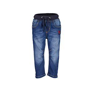 BLUE SEVEN Hose Jeans Baby Denim Stretch Blau Jungen Schlupfhose LKW-Motiv Größe 68-86