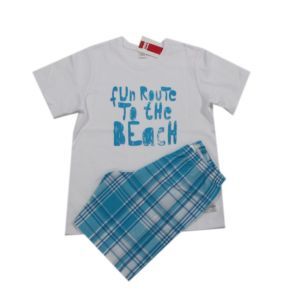 Kanz Jungen Pyjama Nachtwäsche Schlafanzug kurz zweiteilig Kinder Größe 116,122