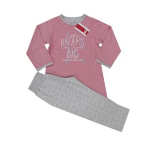 Kanz Mädchen Schlafanzug lang 2-teilig Pink Nachtwäsche Kinder Größe 122