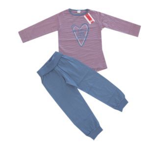 Kanz Mädchen Schlafanzug 2-teilig Nachtwäsche Pyjama Kinder Größe 98, 122