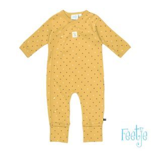 Feetje Baby Schlafanzug Einteiler Overall Gelb Mädchen Jungen Sterne Größe 50-74 Basic