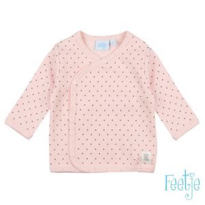 Feetje Baby Mädchen Shirt Langarm Wickelshirt Rosa Frühchenkleidung Erstausstattung Größe 44-68 Basic