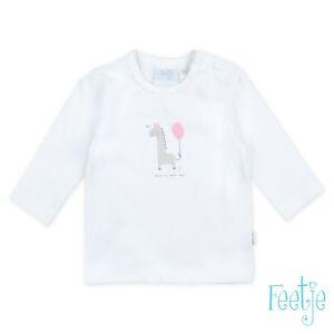 Feetje Baby Mädchen Shirt Langarm Weiß Giraffe Erstausstattung Frühchen-Kleidung Basic