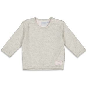 Feetje Mädchen Shirt Langarm Baby Grau Struktur-Shirt Größe 50-68
