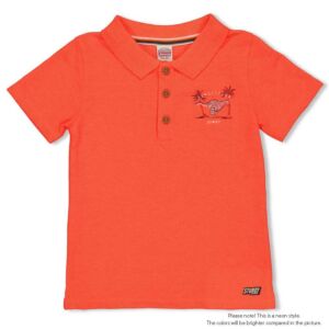 Sturdy Jungen T-Shirt Polo Kurzarm Orange Hawaii Camper Sommer Neon Größe 92-140
